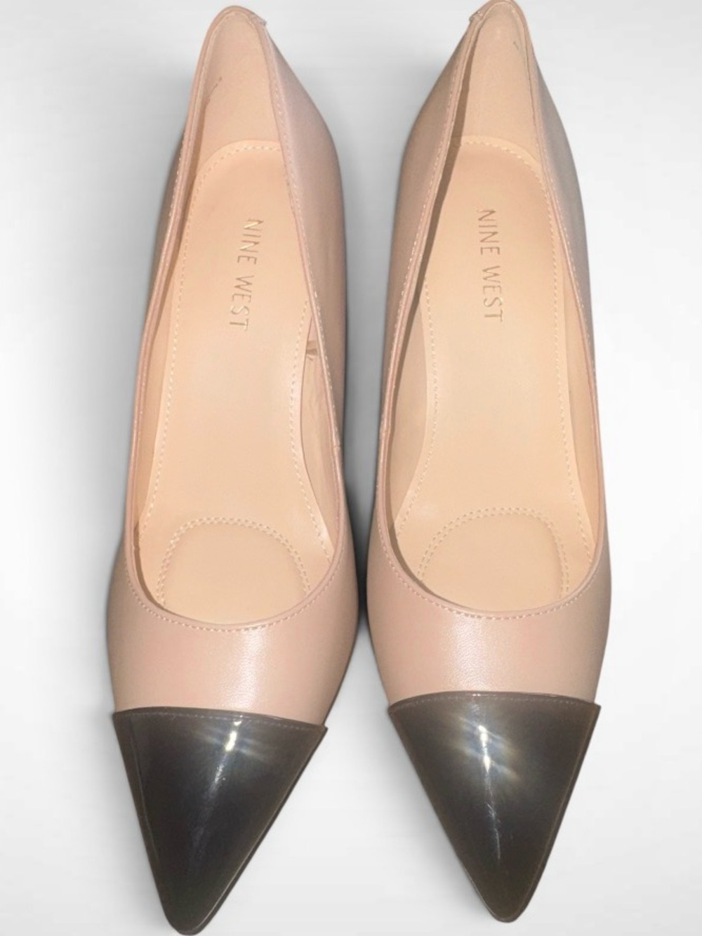 Nine West Nude Pointed Toe Stiletto Heels